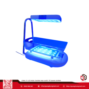 Đèn chiếu vàng da 2 mặt để bàn
